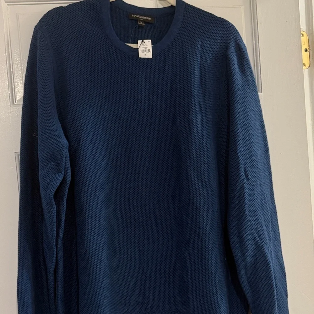 Banana republic Men's Blue Sweater